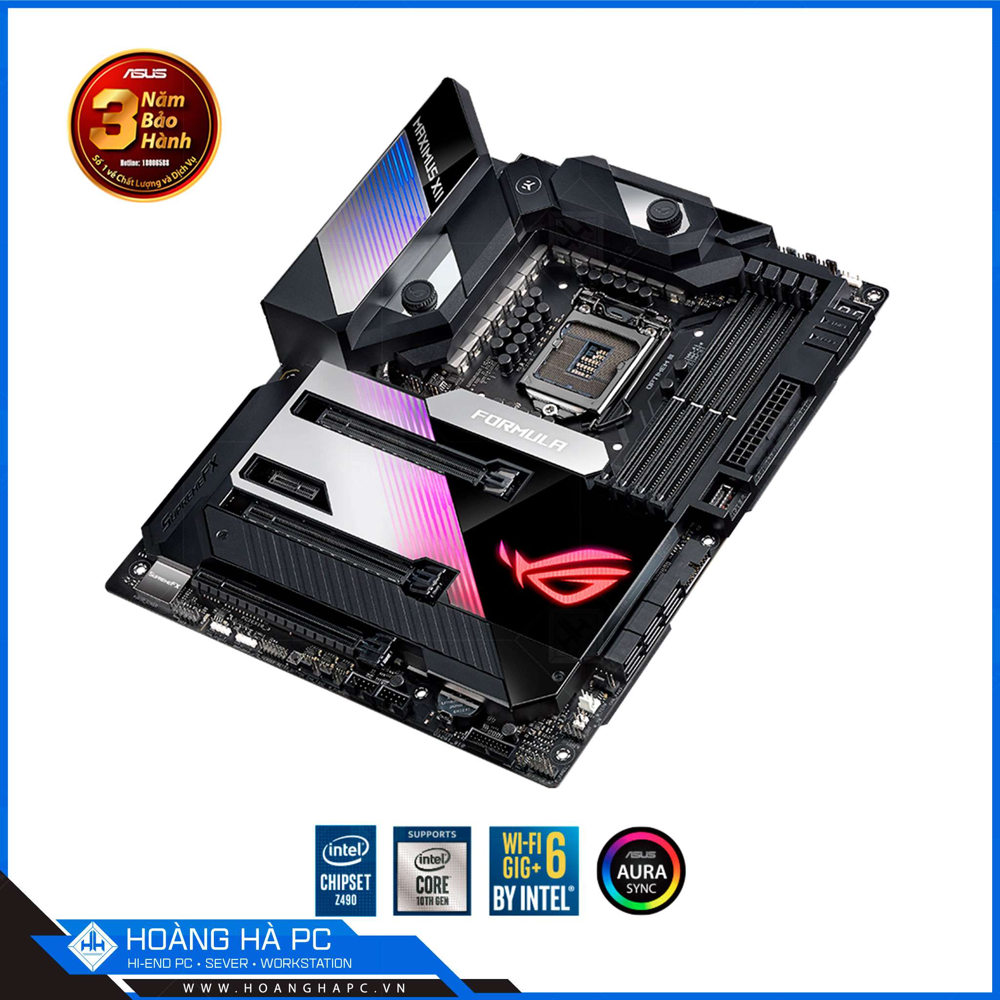 Mainboard ASUS Z490 ROG MAXIMUS XII FORMULA (Intel Z490, Socket 1200, ATX)