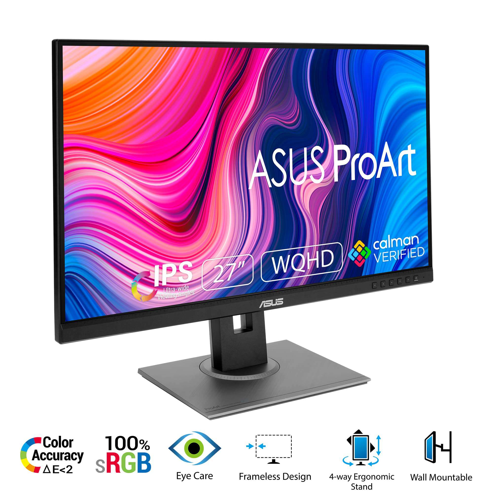 Màn Hình Chuyên Đồ Họa ASUS ProArt PA278QV 27 Inch 2K IPS 100% sRGB